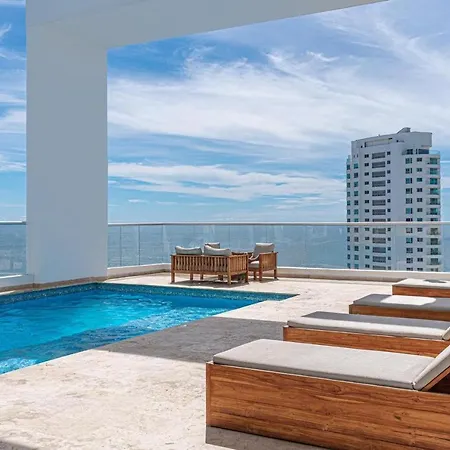 Loft Dúplex con vistas al mar en Bocagrande Apartamento *